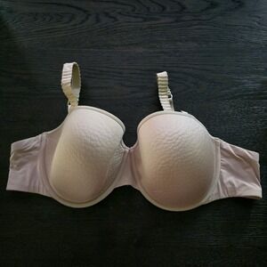 ThirdLove 24/7 42B Classic T-Shirt Bra Nude Beige Memory Foam Underwire